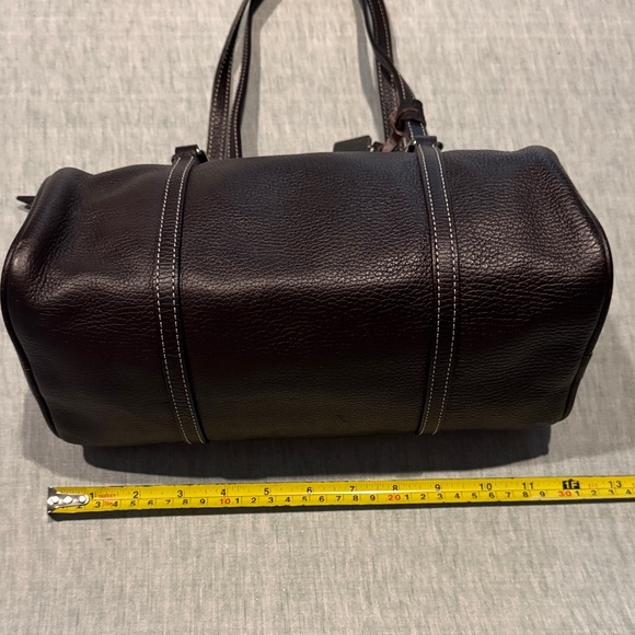 Dooney & Bourke Black Leather Duffel Bag - Picture 10 of 13